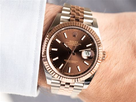 rolex datejust chocolate brown|rolex datejust 41 chocolate dial.